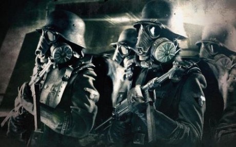 OBR: Výřez z plakátu k turné We come in peace slovinské skupiny Laibach