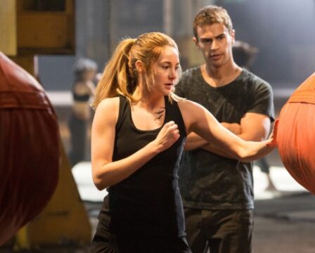 SHAILENE WOODLEY and THEO JAMES star in DIVERGENT