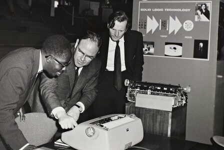 IBM System 360 exhibit in Nairobi, 1965